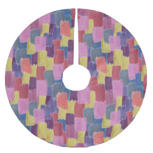 Saia Para Árvore De Natal De Poliéster Abstrato d watercolor: plano de fundo de abertura 