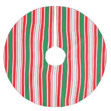 Aforro de Natal com Listras Vermelhas, Verdes e Br