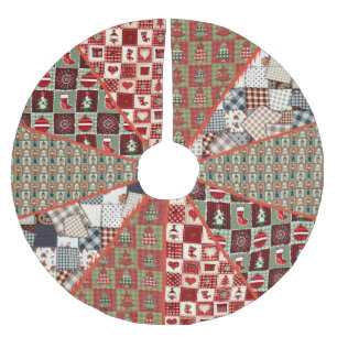 Saia Para Árvore De Natal De Poliéster Antigos Padrões Fashions de Países Inclusos