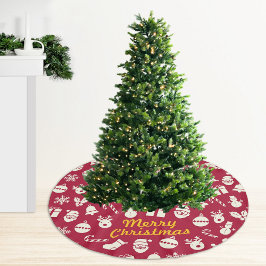 Saia Para Árvore De Natal De Poliéster Apoio de árvore de Natal