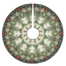 Apoio de árvore decorativo verde