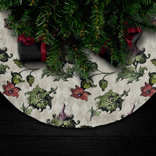 Saia Para Árvore De Natal De Poliéster Apothecary Botanical   Plano de Bruxas Steampunk