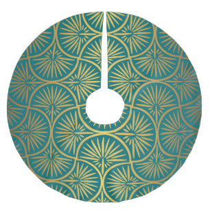 Saia Para Árvore De Natal De Poliéster Art Decor Vintage Oriental Wallpaper