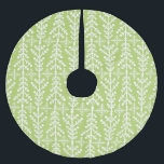 Saia Para Árvore De Natal De Poliéster Árvore de Natal abstrato<br><div class="desc">Padrão verde-claro de abstrato</div>