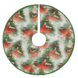 Saia Para Árvore De Natal De Poliéster Árvore de Natal Bonito da Vintage