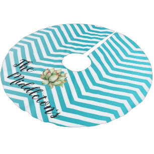 Saia Para Árvore De Natal De Poliéster Árvore Personalizada Saia Boho Cactos Bohemian Suc