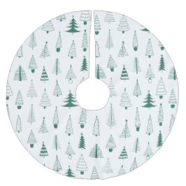 Saia Para Árvore De Natal De Poliéster Árvores de Natal