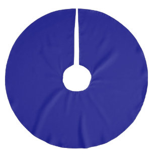 Saia Para Árvore De Natal De Poliéster Azul Marinho