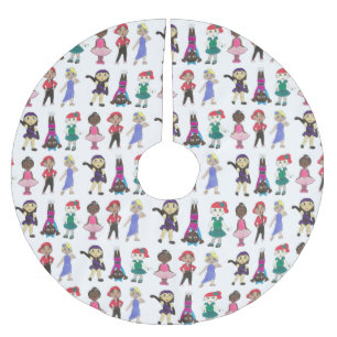 Saia Para Árvore De Natal De Poliéster Balé Dance School Studio Tap Jazz Lyrical Acro