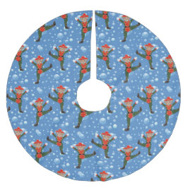 Saia Para Árvore De Natal De Poliéster Balé Noz-Noz-