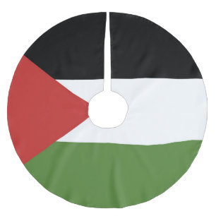Saia Para Árvore De Natal De Poliéster bandeira da Palestina