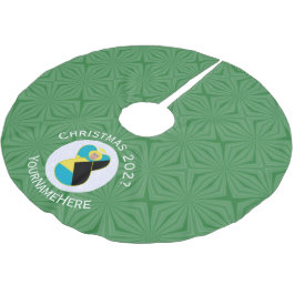 Saia Para Árvore De Natal De Poliéster Bandeira de Natal Blonde Angel das Bahamas Persona