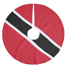 Saia Para Árvore De Natal De Poliéster Bandeira de Trinidad e Tobago
