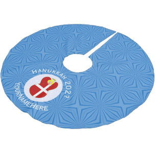 Saia Para Árvore De Natal De Poliéster Bandeira personalizada do Anjo Dinamarquês de Hanu