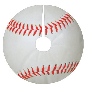 Saia Para Árvore De Natal De Poliéster Basebol