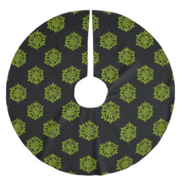 Saia Para Árvore De Natal De Poliéster Basta Coleção de Natal - Floco de Neve