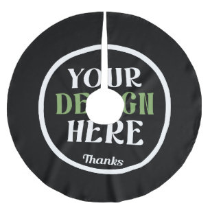 Saia Para Árvore De Natal De Poliéster beijo personalizado, exclusivo, elegante e minimal