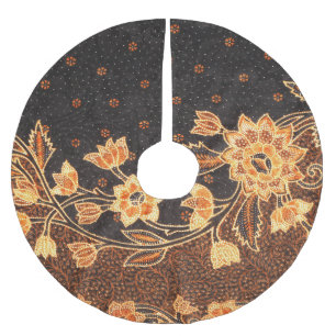 Saia Para Árvore De Natal De Poliéster Beleza de Batik, Indonésia malaia