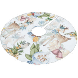 Saia Para Árvore De Natal De Poliéster Belo Natal De Vedura