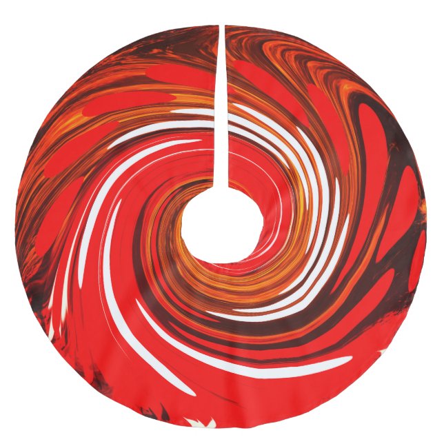 Saia Para Árvore De Natal De Poliéster Belo Natal Feliz (Frente)