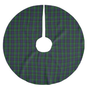 Saia Para Árvore De Natal De Poliéster Blackwatch Tartan
