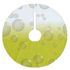 Saia Para Árvore De Natal De Poliéster Bolhas de cerveja