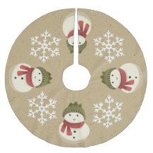 Boneco de Neve Rústico Gráfico Cinza Floco de Neve
