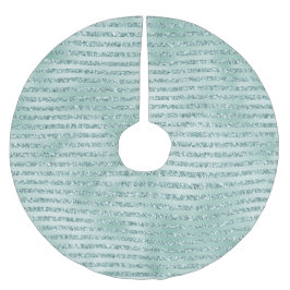 Saia Para Árvore De Natal De Poliéster Bonito Glitter Strips