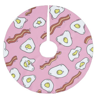 Saia Para Árvore De Natal De Poliéster Café da Manhã Bonanza: Delitos de Cartoon