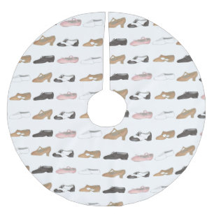 Saia Para Árvore De Natal De Poliéster Calçados de dança Balé Tap Jazz Lyrical Acro Studi