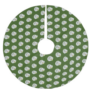 Saia Para Árvore De Natal De Poliéster Calla Lilly