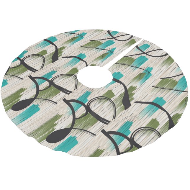 Saia Para Árvore De Natal De Poliéster Camisa (Inclinado)