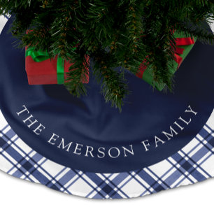 Saia Para Árvore De Natal De Poliéster Camisa azul