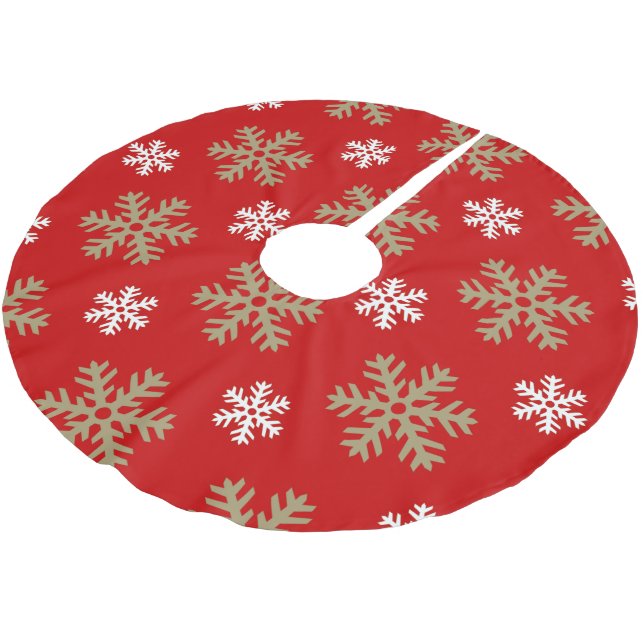 Saia Para Árvore De Natal De Poliéster Camisa De Árvore Blitzen (Inclinado)