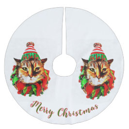 Saia Para Árvore De Natal De Poliéster Camisa de Lil Luv