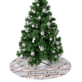 Saia Para Árvore De Natal De Poliéster Camisa de Natal, Árvore de Natal Personalizada