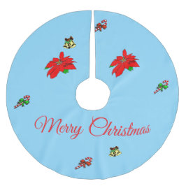 Saia Para Árvore De Natal De Poliéster Camisa de Natal com Símbolos do Natal