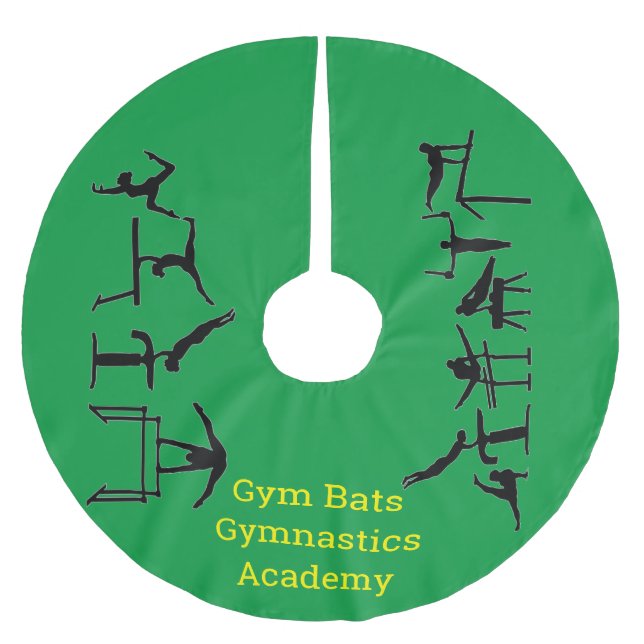 Saia Para Árvore De Natal De Poliéster Camisa de Natal da Academia (Frente)