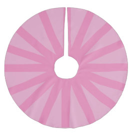 Saia Para Árvore De Natal De Poliéster Camisa de Natal Rosa Rosa Moderna