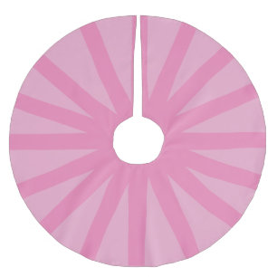 Saia Para Árvore De Natal De Poliéster Camisa de Natal Rosa Rosa Moderna