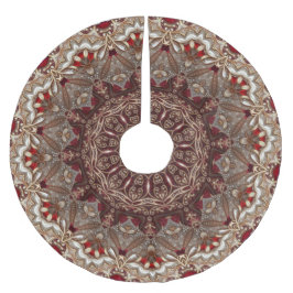 Saia Para Árvore De Natal De Poliéster Camisa de Natal Vermelha Decorante