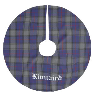 Saia Para Árvore De Natal De Poliéster Camisa de Xadrez Kinnaird Tartan