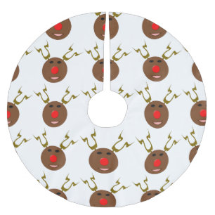 Saia Para Árvore De Natal De Poliéster Camiseta das Árvores Cyber Christmas