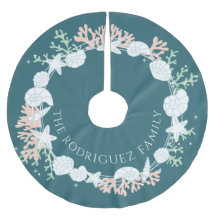 Camisola Costeira de Natal da Árvore de Wreath