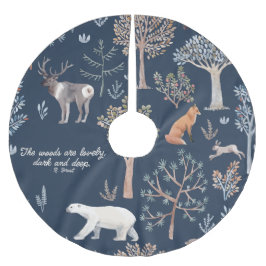 Saia Para Árvore De Natal De Poliéster Camisola Personalizada de Árvore Animais da Flores