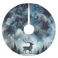 Cervo Noturno Invernal Estrelado