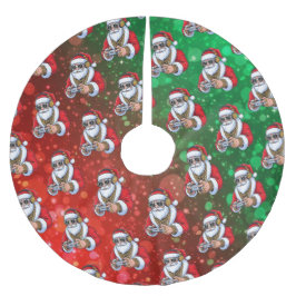 Saia Para Árvore De Natal De Poliéster Christmas