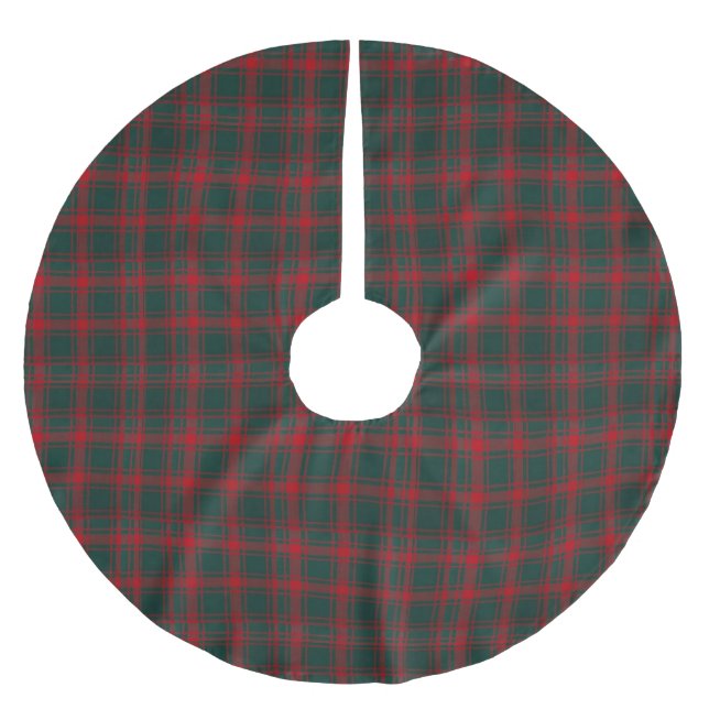 Saia Para Árvore De Natal De Poliéster Clan Middleton Tartan Xadrez (Frente)