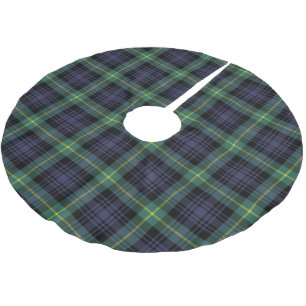 Saia Para Árvore De Natal De Poliéster Clan Murray Tartan tradicional escocês