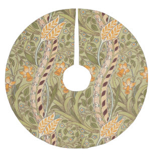 Saia Para Árvore De Natal De Poliéster Clássica Flor de Jardim de Narcisos Bota William M